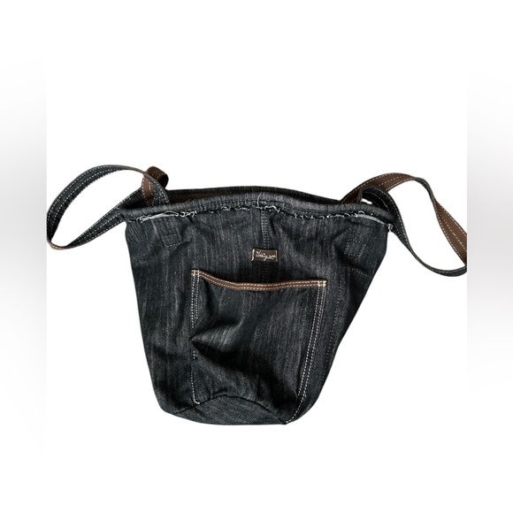 Thirty-One Stylish Denim Tote Bag with spacious room and outside pockets - Picture 4 of 9